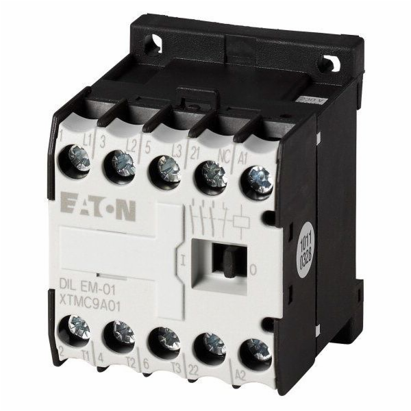 Eaton výkonový stykač 9A 3P 42V AC 0Z 1R DILEM-01 (051791)