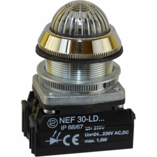Promet Signální lampa 30mm 24 - 230V AC / DC IP56 červeno...