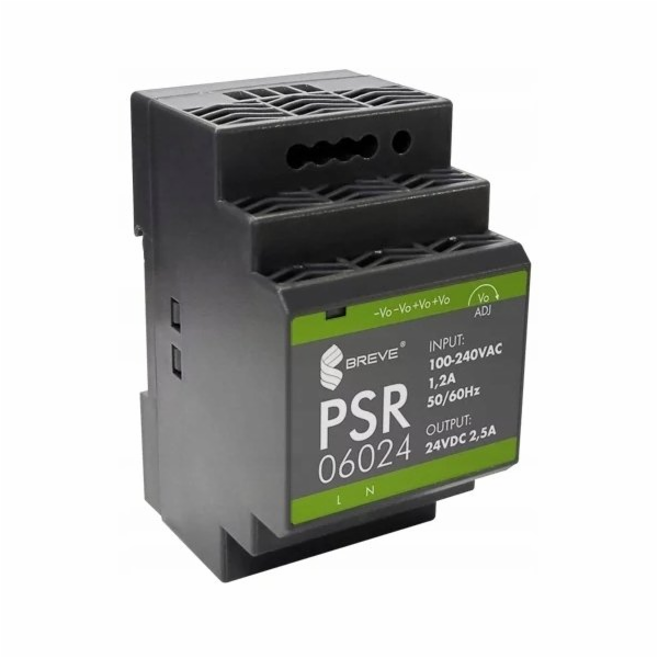 SilentiumPC Spínaný zdroj PSR 06024 230/24VDC 2,5A 60W na...