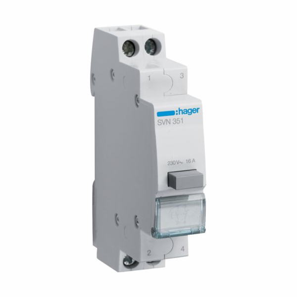 Hager Modulární tlačítko 16A 1NO 1NC (SVN351)