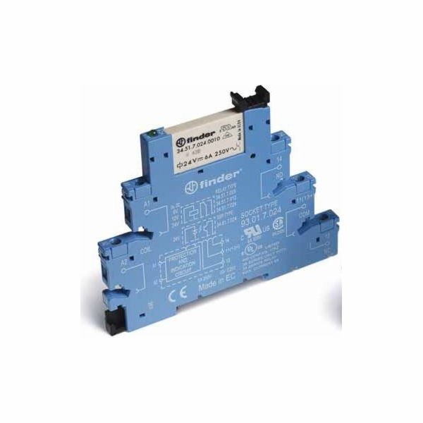 Finder Reléový vazební modul 1P 6A 220 - 240V AC / DC 6,2...