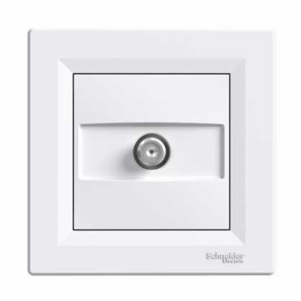 Schneider Electric ASFORA satelitní anténní zásuvka, průc...