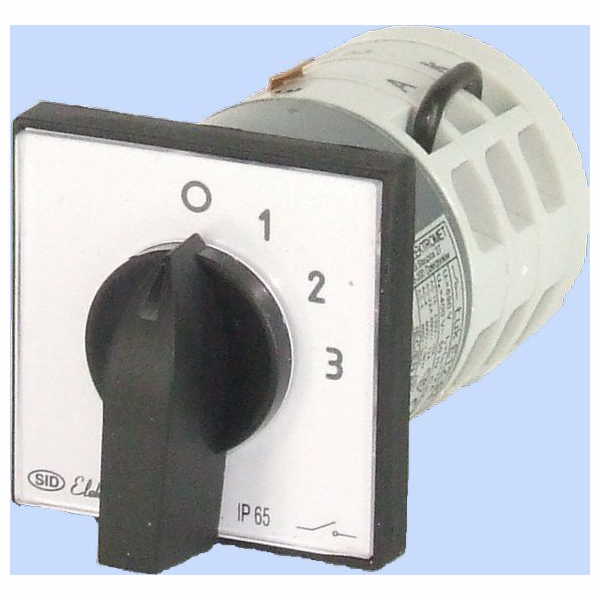 Elektromet Vačkový spínač ampérmetr 0-1-2-3 3P 12A IP65 (...