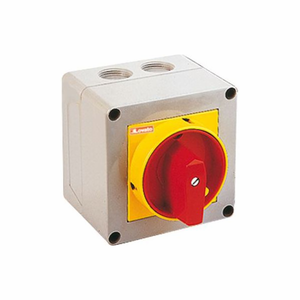Lovato Electric 0-1 3P 16A zapuštěný vačkový spínač se žl...