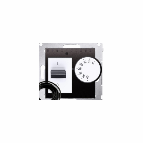 Kontakt-Simon Regulátor teploty 5-40°C IP20 antracit - DR...