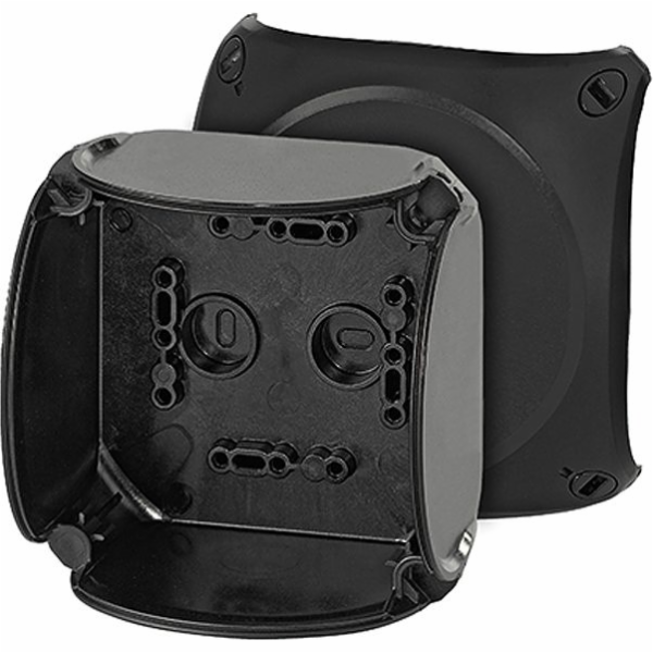 Hensel Rozvodná krabice 104 x 104 x 70 mm IP66/67 černá K...