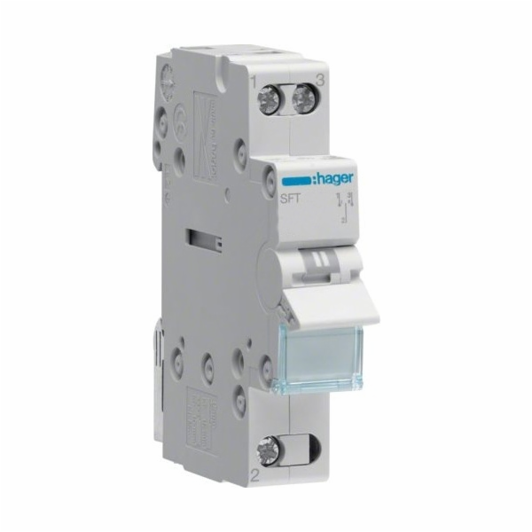 Hager Modulární spínač I-0-II 40A 1P SFT140