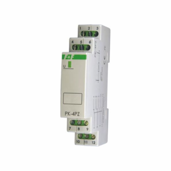 F&F Instalační relé 4Z 8A 12V AC/DC (PK-4PZ 12)