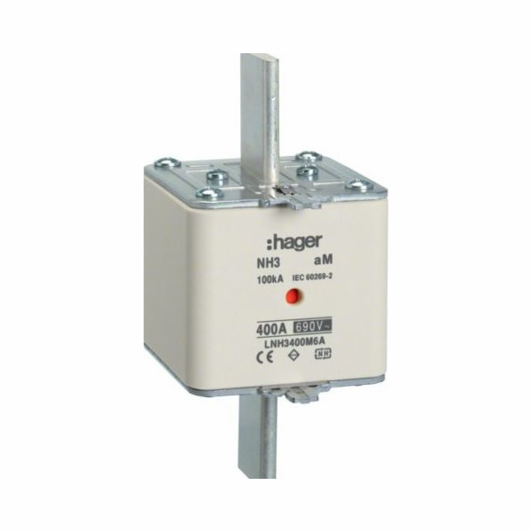 Hager Pojistková vložka NH2 144A gTr 400V NH2/gTr/100kVA/...