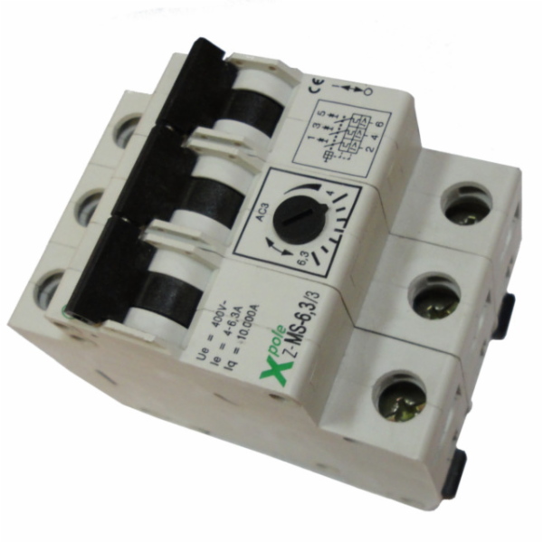 Eaton Motorový jistič 3P 2,2 kW 4-6,3 A Z-MS-6,3/3 248410