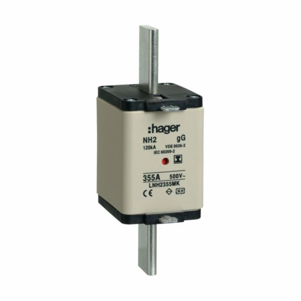 Hager Pojistková vložka NH2 355A 500V gG (LNH2355MK)