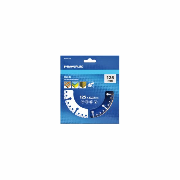 Rawlplug Diamantový kotouč 125x22,23mm 1 ks - RT-DDE-125