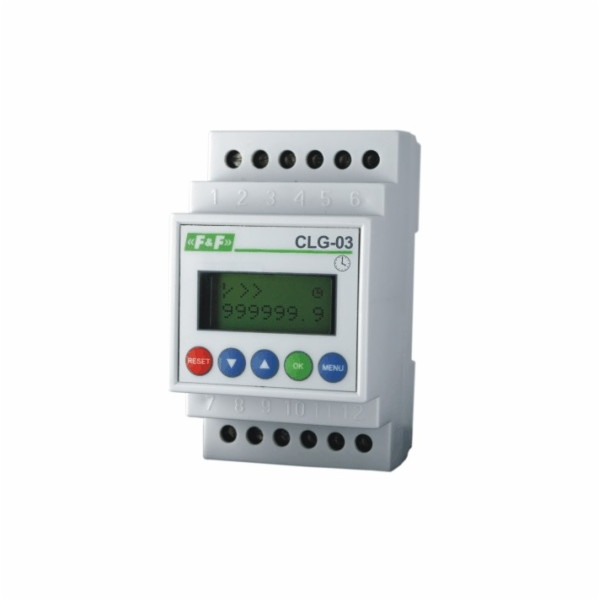 F&F Programovatelný čítač provozních hodin TH35 24-264V A...