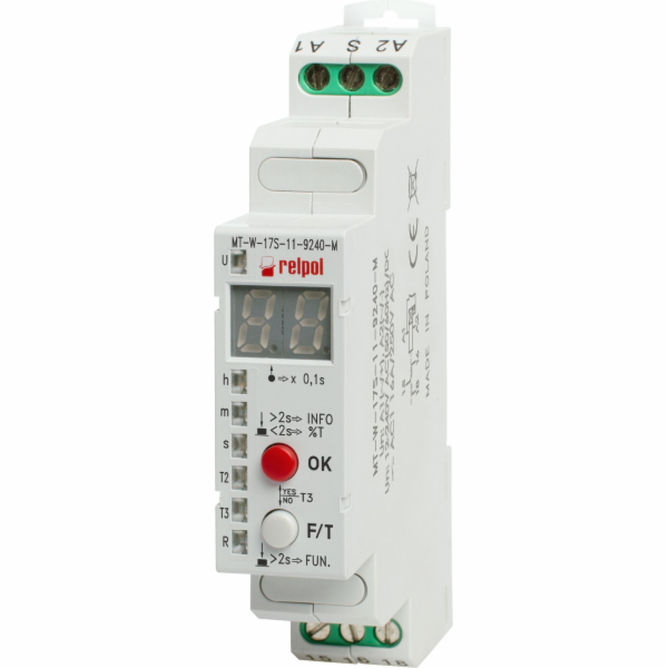 Relpol Časové relé MT-W-17S-11-9240-M multifunkční 1P 10A...