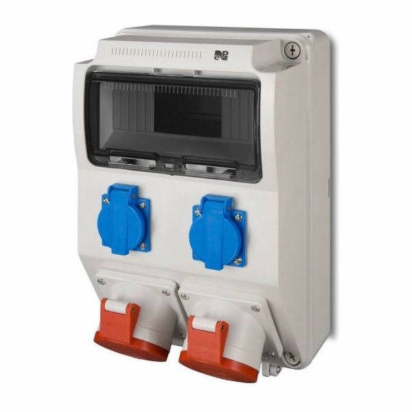 Elektro-Plast Rozvaděč pro budovy 9 modulů 2x2P+Z 2x5P/16...