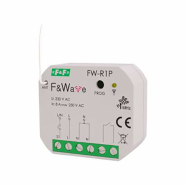 F&F Jednoduché bistabilní relé P /T DIN 85÷265V AC/DC (FW...