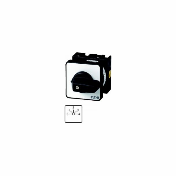 Eaton Vačkový spínač 0-1-2-3-4 1P 20A pro instalaci T0-2-...