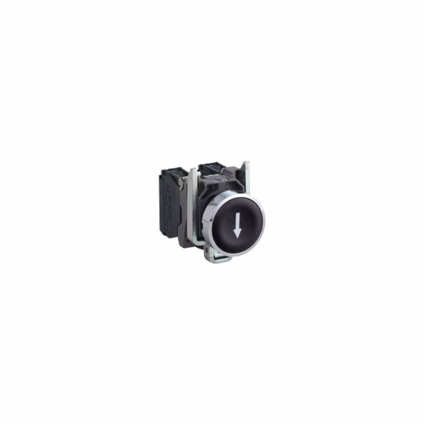Schneider Electric Ovládací tlačítko 22mm černé s vratnou...