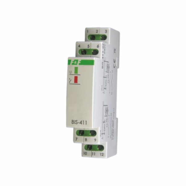 F&F Impulzní relé 230V AC 8A 2Z (BIS-411 2Z)
