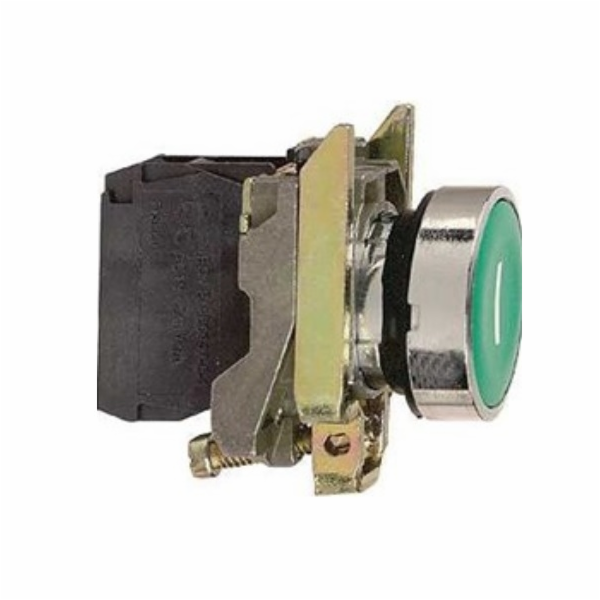 Schneider Electric Ovládací tlačítko 22mm zelené s vratno...
