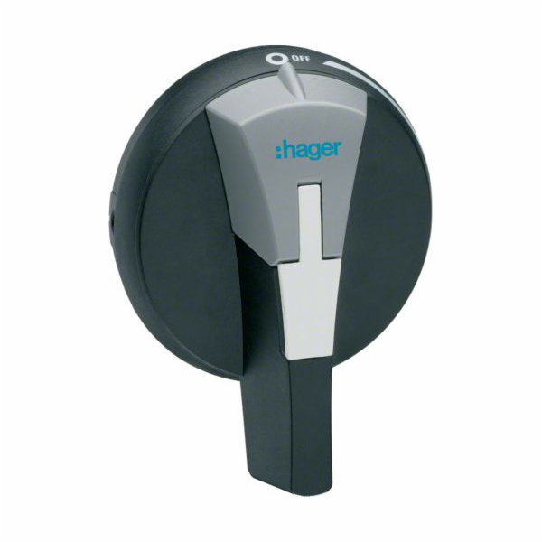 Hager Pohon dveří Black pro velikost 4 (HZC014)