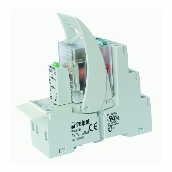 Relpol Relé rozhraní PIR4-024DC-00LD 4P 6A 24V DC - 854770