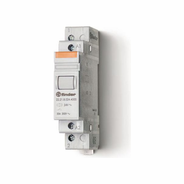 Finder Modulární výkonové relé 1NO 20A 24V DC AgSnO2 kont...
