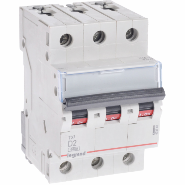 Legrand jistič 3P D 2A 6kA AC S303 TX3 (403748)