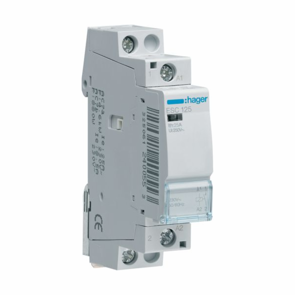 Hager Modulární stykač 25A 1NO 230V AC (ESC125)