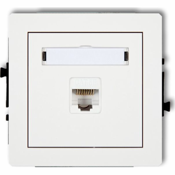 Karlik DECO Jednoduché počítačové zásuvky 1xRJ45, kat. 5e...