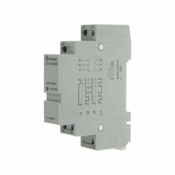 Finder Relé pro regulaci napětí 3fázové 1P 6A 250V (70.61...