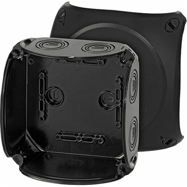 Hensel Rozvodná krabice 130 x 130 x 77 mm IP66/67 černá K...