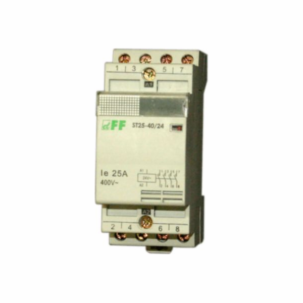 F&F Modulární stykač 25A 1NO 1NC 230V AC (ST25-11)