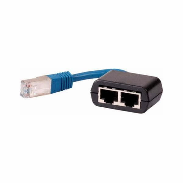 Eaton Rozbočovač 2 zásuvky/1 zástrčka RJ45 DX-SPL-RJ45-2S...