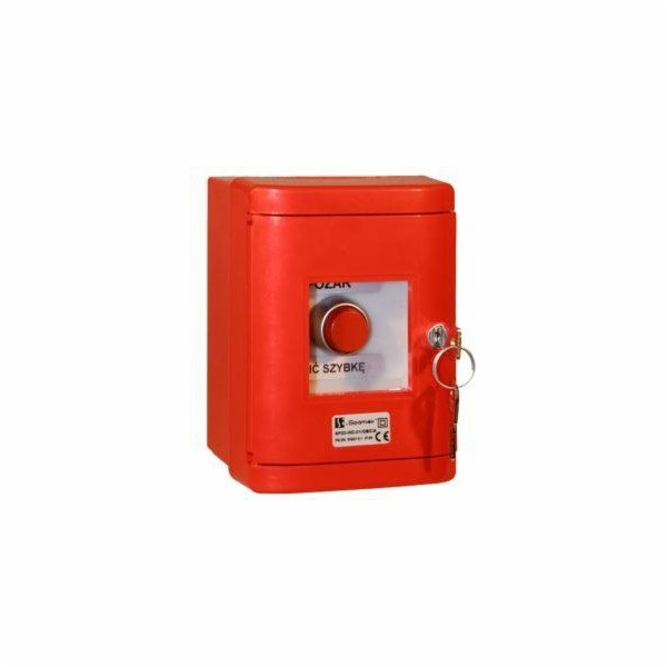 Spamel SP22 POŽÁRNÍ TLAČÍTKO IP55 červené (SP22-WC-11/OBC)