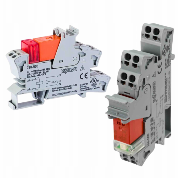Wago Průmyslové relé 1P 16A 230V AC AgNi 788-508 /1 ks/