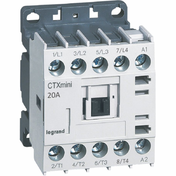 Legrand výkonový stykač CTX3 MINI 16A 4P 230V AC 0Z 0R (4...