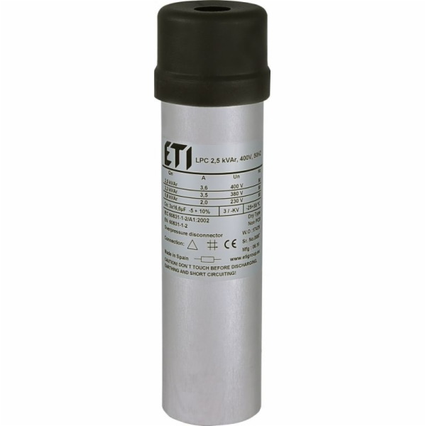 Eti-Polam kondenzátor LPC 25 kVAr 400 V 50 Hz (004656702)