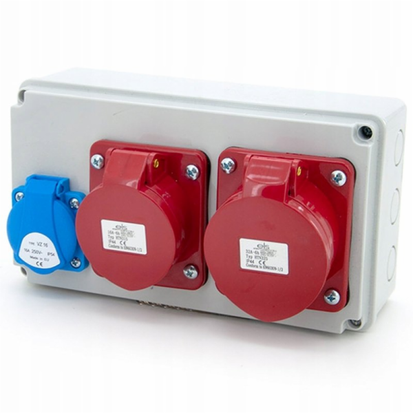 ELS Elektrotechnika Rozvaděč budov 2*16A/5P + 1*GS 230V, ...