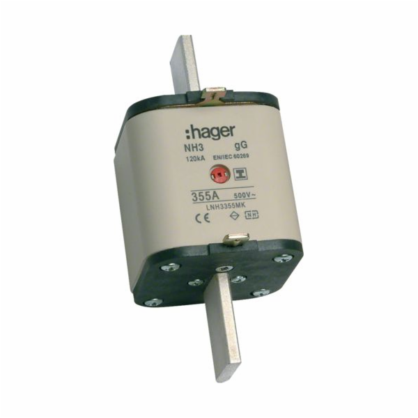 Hager Pojistková vložka NH3 355A 500V gG (LNH3355MK)