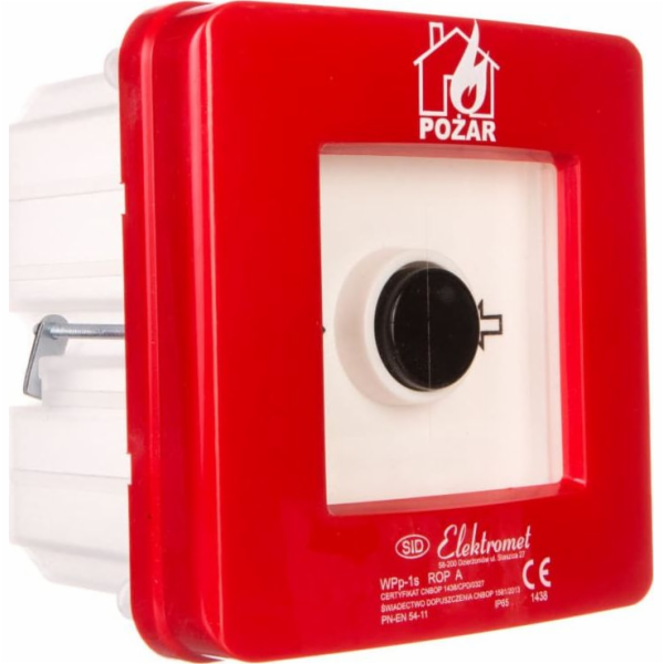 Elektromet Ruční hlásič požáru NC-NO IP65 WPp-1s ROP A 92...