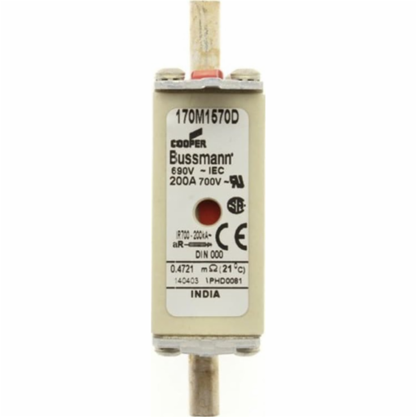 Eaton Pojistková vložka DIN000 200A aR 690V 170M1570D