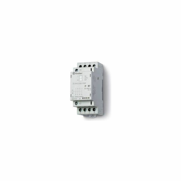 Finder Modulární stykač 4Z 25A 24V AC/DC s funkcí automat...