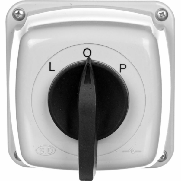 Elektromet Vačkový spínač L-0-P 3P 16A v krytu IP65 Arc 1...