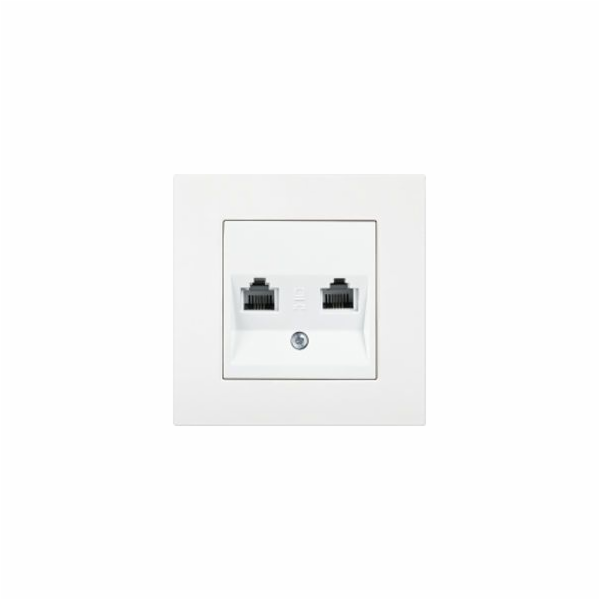 Viko Telekomunikační zásuvka KARRE RJ11/RJ45 Cat. 5e bílá...