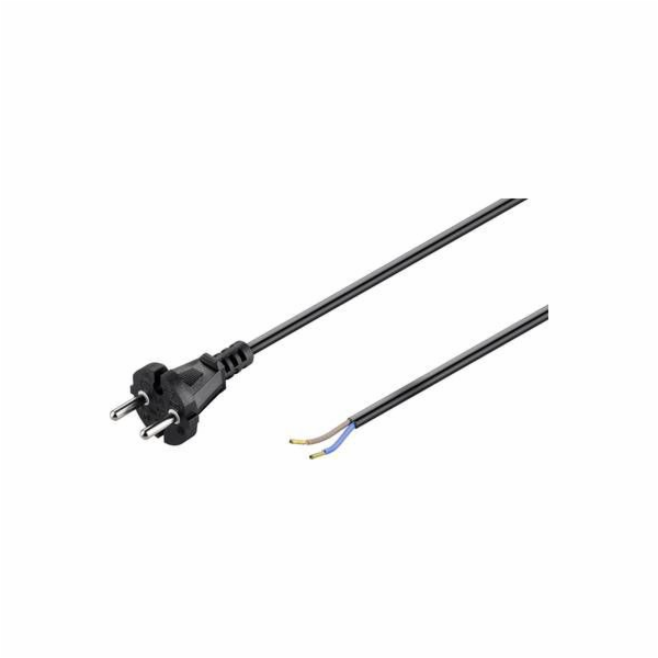 Goobay Propojovací kabel s černým konektorem H03VVH2-F 2x...