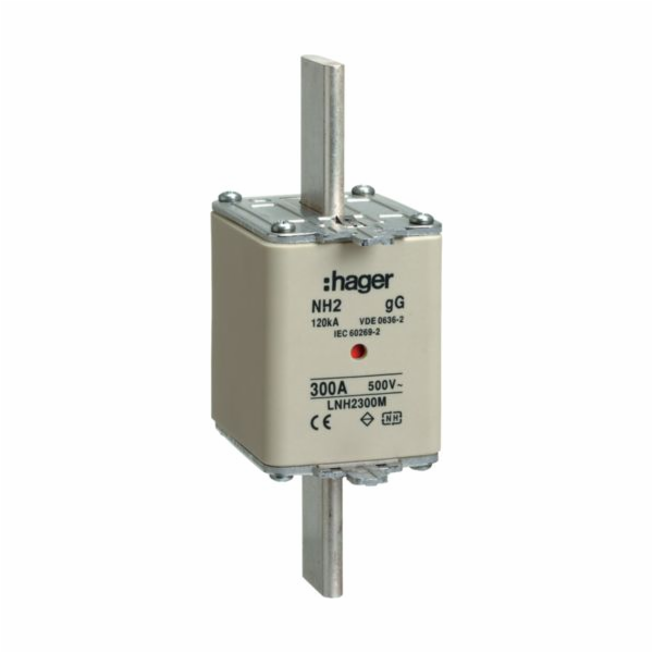 Hager Pojistková vložka NH2 300A 500V gG (LNH2300M)