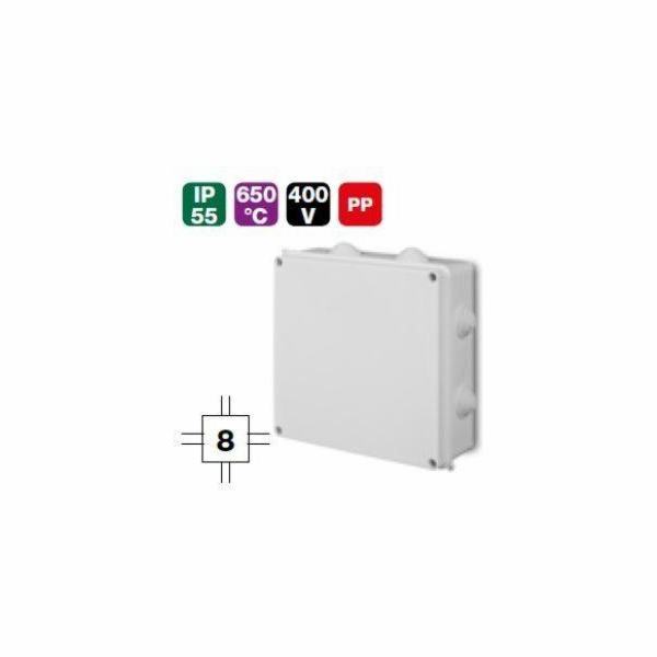 Elektro-Plast Rozvodná krabice se svorkami 35mm2 IP55 bíl...