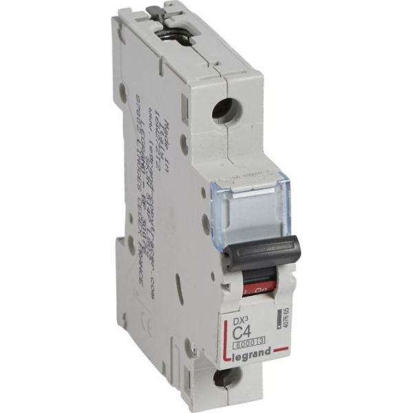Legrand Jistič 1P C 4A 6kA S301 DX3 407665