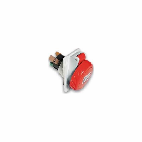 Schneider Panelová zásuvka 5P 16A 400V Červená IP67 (PKY1...